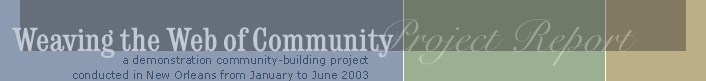Weaving the Web of Community | Project Report