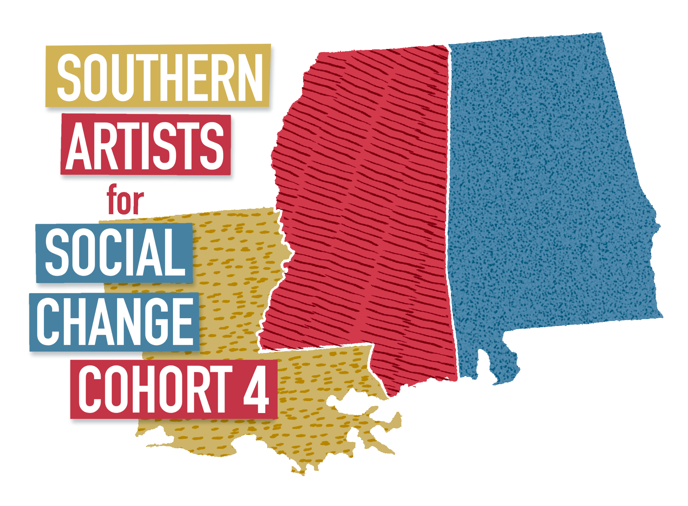 Logo for Southern Artists for Social Change, Cohort 4