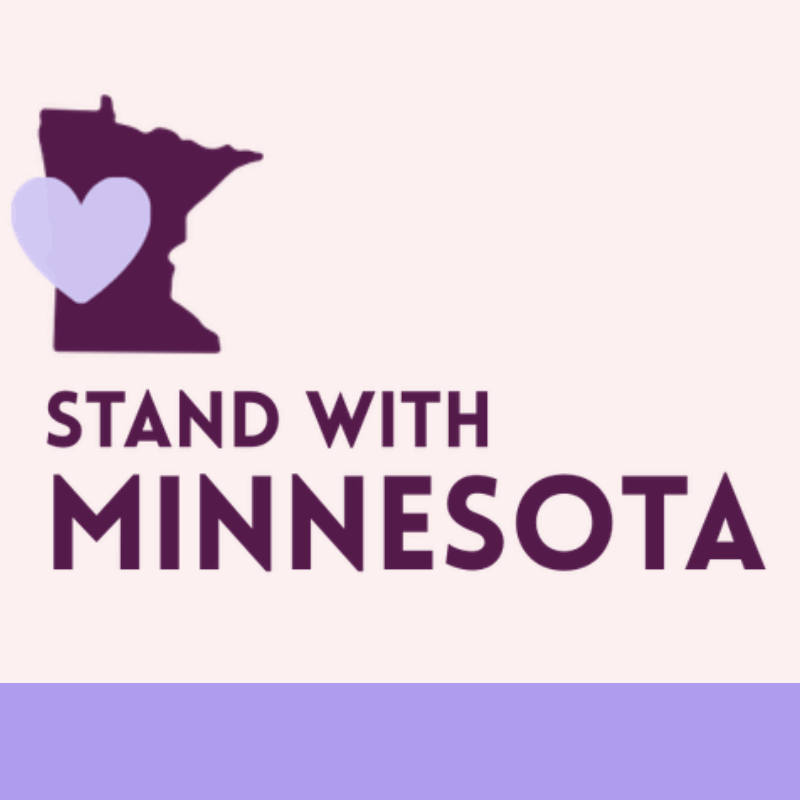 Logo for “Stand with Minnesota.”
