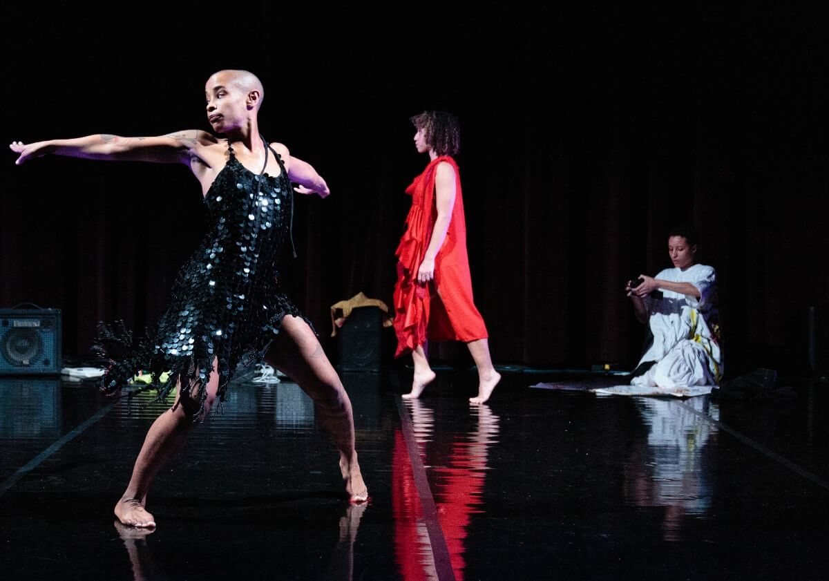 Jasmine Hearn, Dominica Greene, Myssi Robinson performing Salt and Spirit at the LGBT Center New York, NY (2023). Photo: Tony Turner Photography