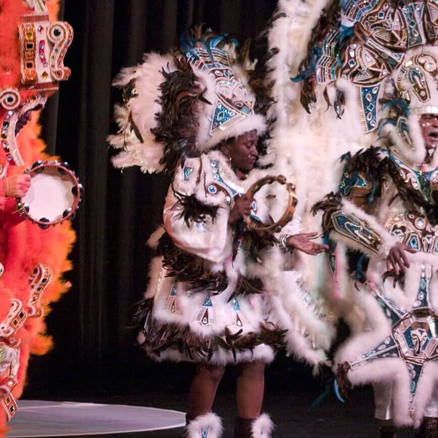 Photo: We Don't Bow Down, Yellow Pocahontas, Mardi Gras Indian Collective, credit: Zack Smith