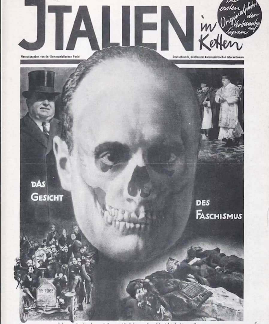 "The Face of Fascism (Das Gesicht Des Faschismus)" by John J. Heartfield, 1928