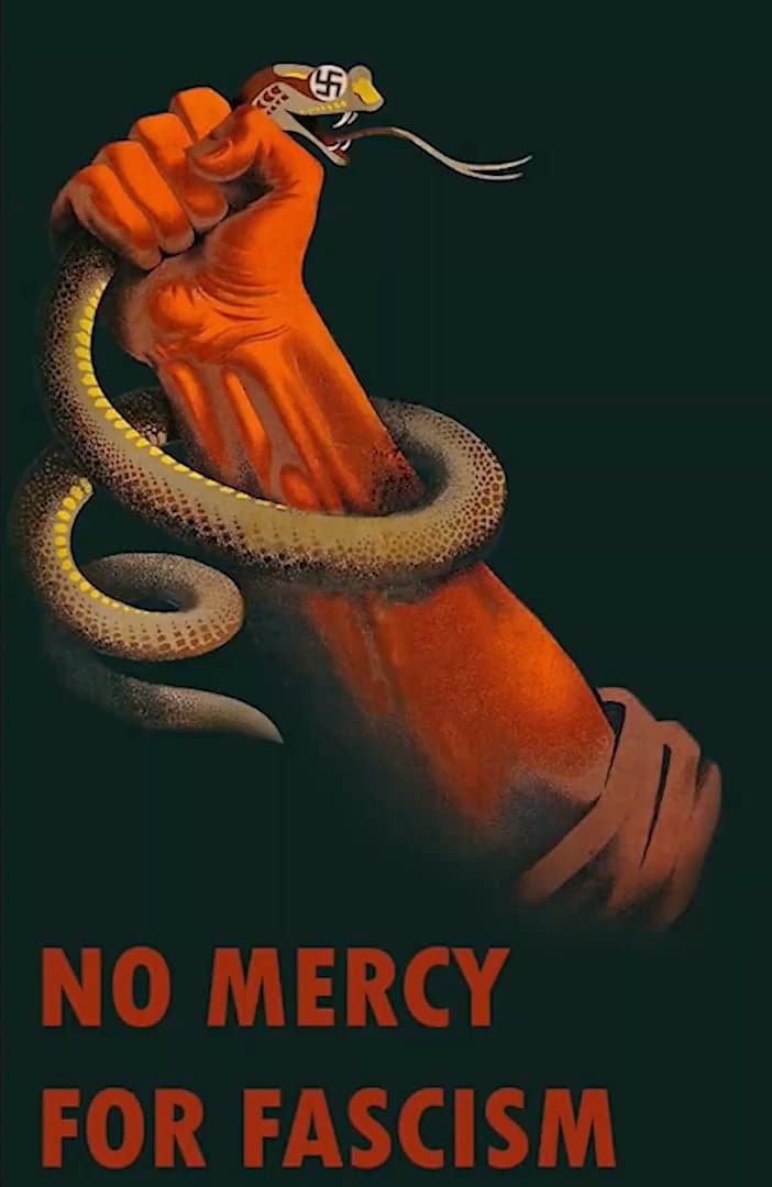 "No Mercy for Fascism" poster