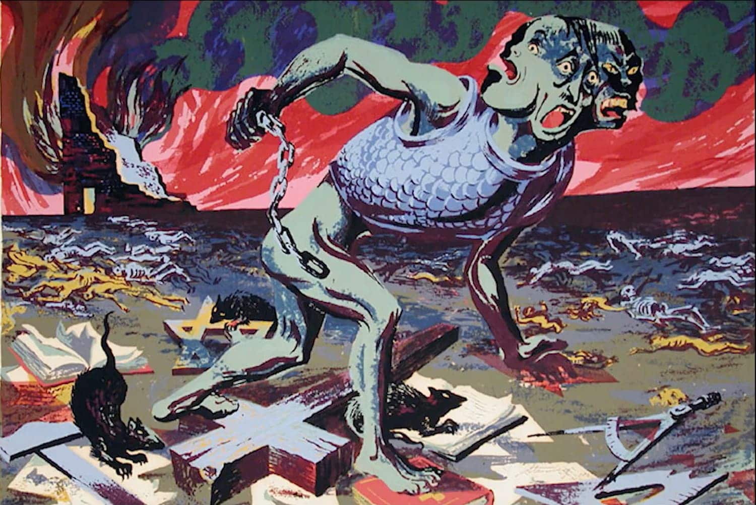 "Fascism" by Harry Steinberg, 1943