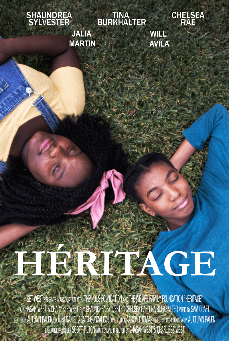 Poster for the short film "Héritage" by The West Sisters